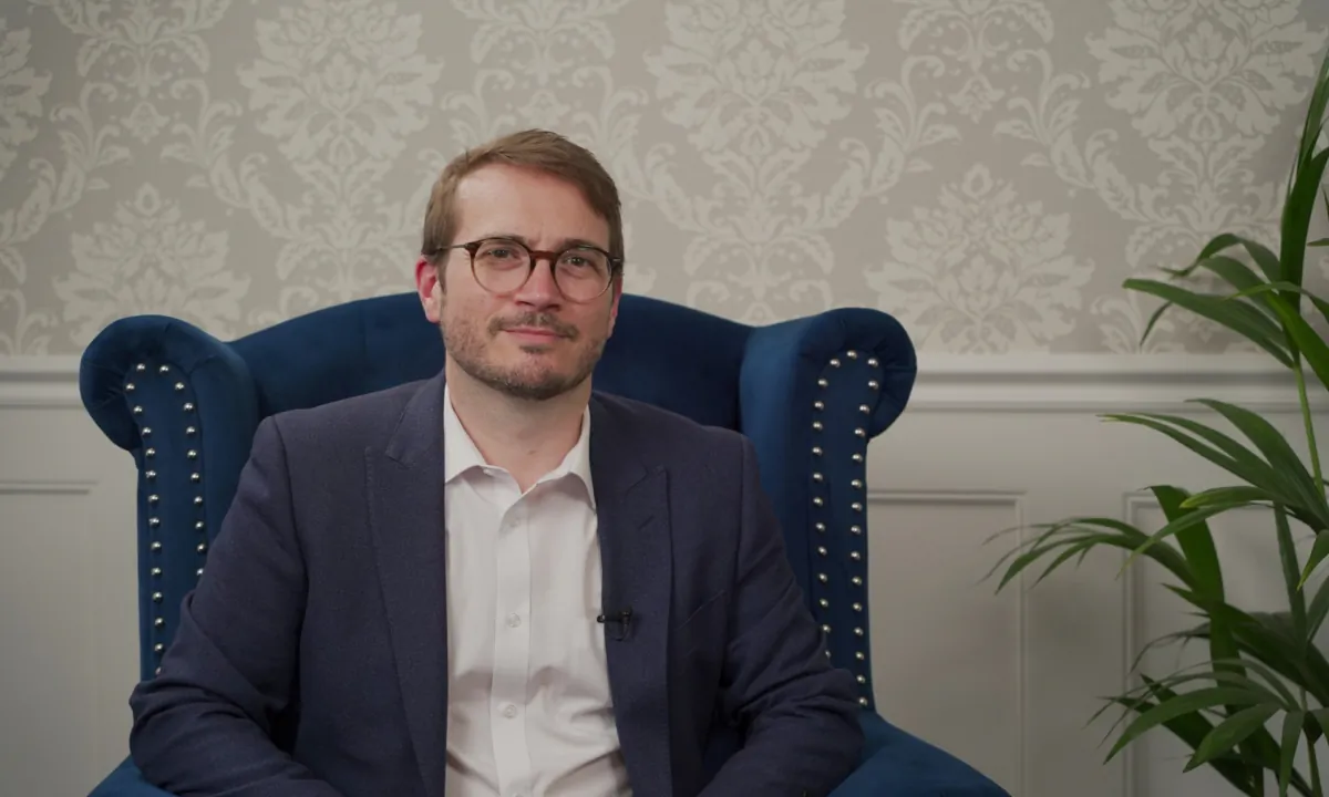 Marc Sidwell, director of research at the Henry Jackson Society and senior fellow at the New Culture Forum, speaks to NTD's "British Thought Leaders" programme. (NTD)