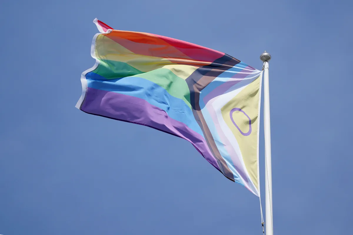 File photo of a pride progress flag seen in London. (Mike Egerton/PA Wire)