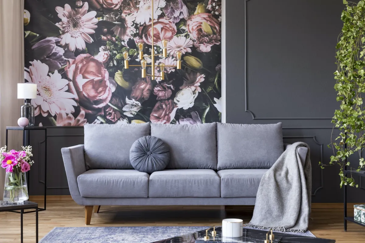 Many homeowners are beginning to experiment with bringing wallpaper into the living room for a more vibrant and varied aesthetic. (Dreamstime/TNS)