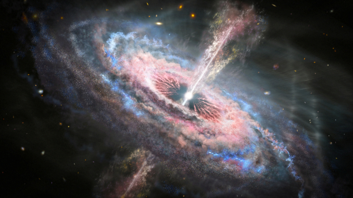 brilliant quasar