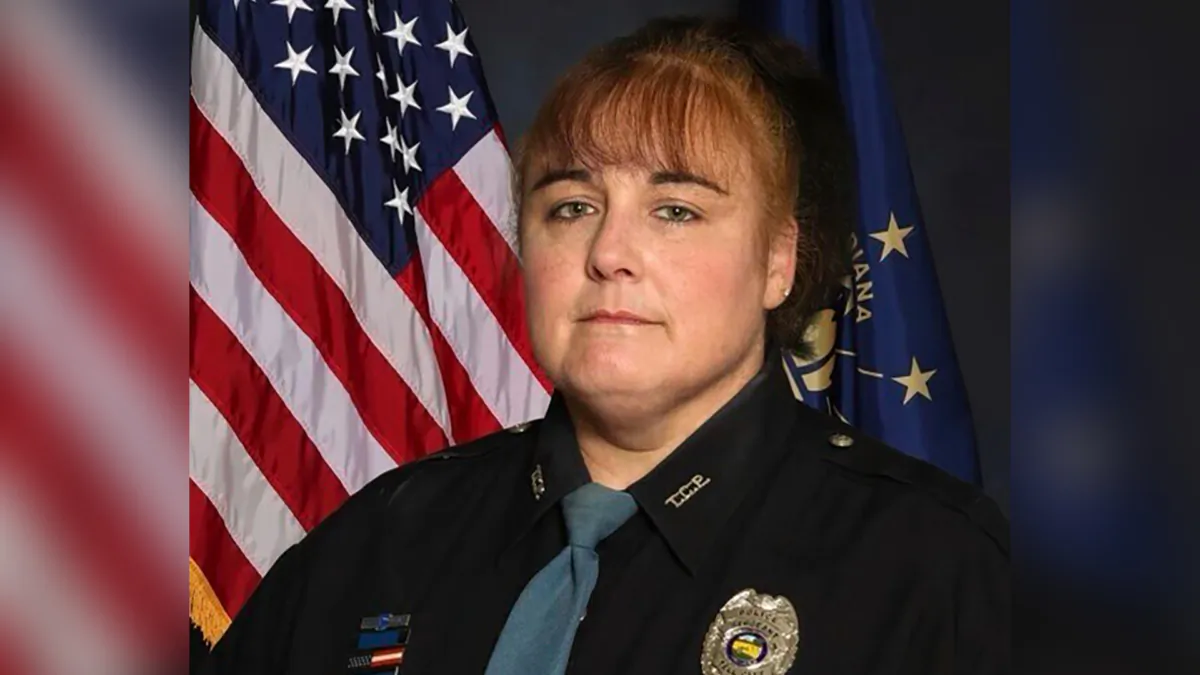 Indiana police officer Sgt. Heather Glenn in a file photo. (Tell City Police Department via AP)
