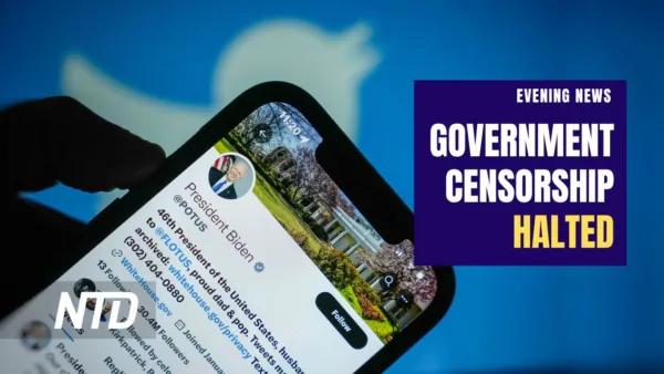 NTD Evening News (July 4): Judge Halts Biden Admin Social Media Censorship; Secret Service Probes Cocaine Found at White House