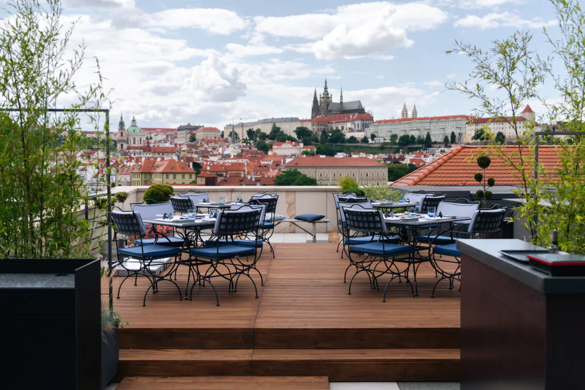 A view of Prague Castle from Miru. (Courtesy of the Four Seasons)