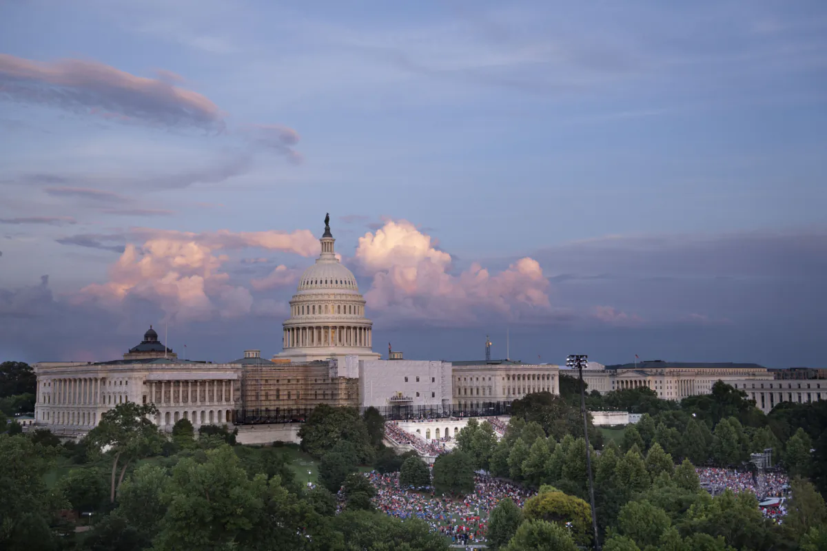 The U.S. Capitol building in Washington on July 4, 2023. (Madalina Vasiliu/The Epoch Times)