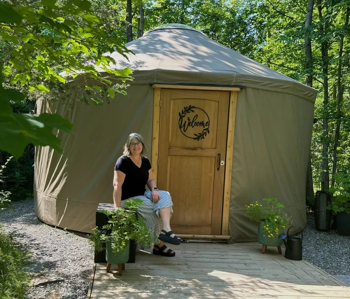 Jennifer Greatrex—awarded top Airbnb host for Ontario last year—is shown in a handout photo. (The Canadian press/HO-Jennifer Greatrex)

