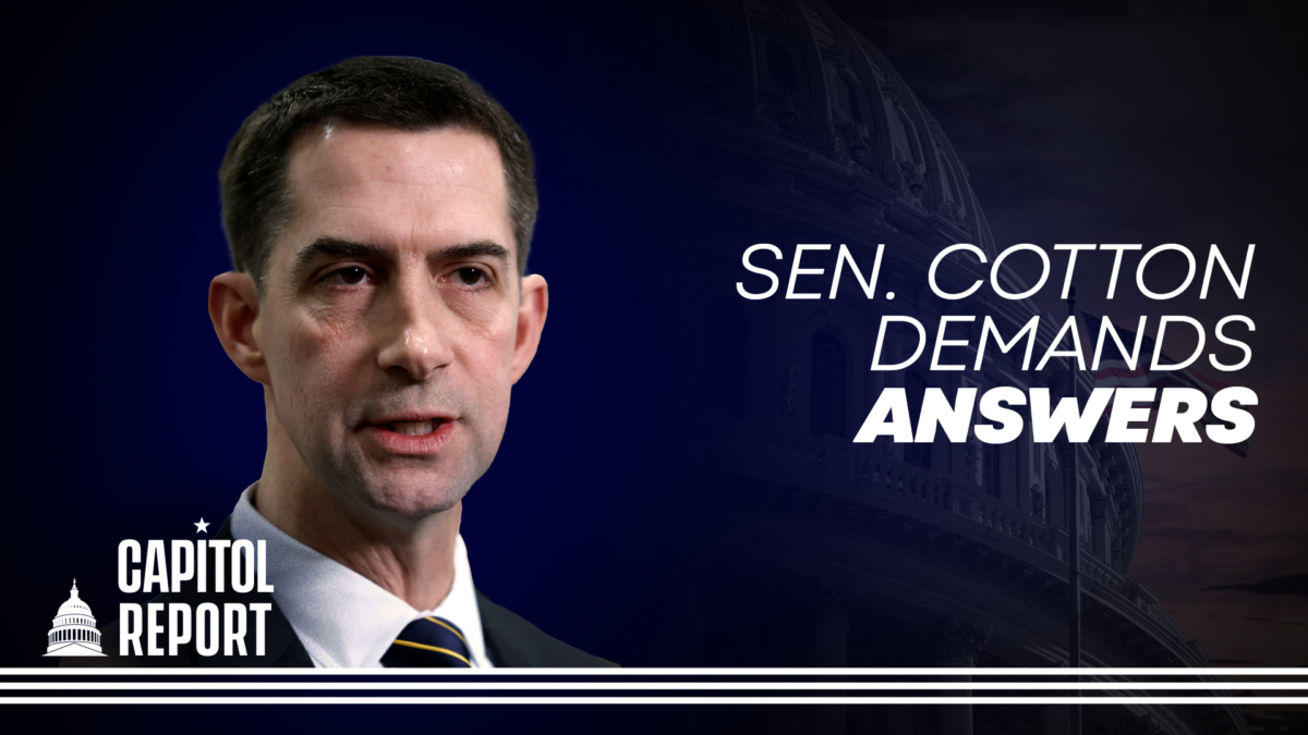 NextImg:Sen. Cotton Presses Secret Service for Answers Over Cocaine Found in White House