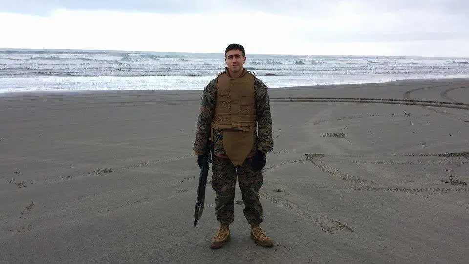 Photo of U.S. Marine Corps veteran Ian Frank Tortorici from Lake Forest, Calif., provided by Tortorici's father on June 30, 2023. (Courtesy of Jon Frank)