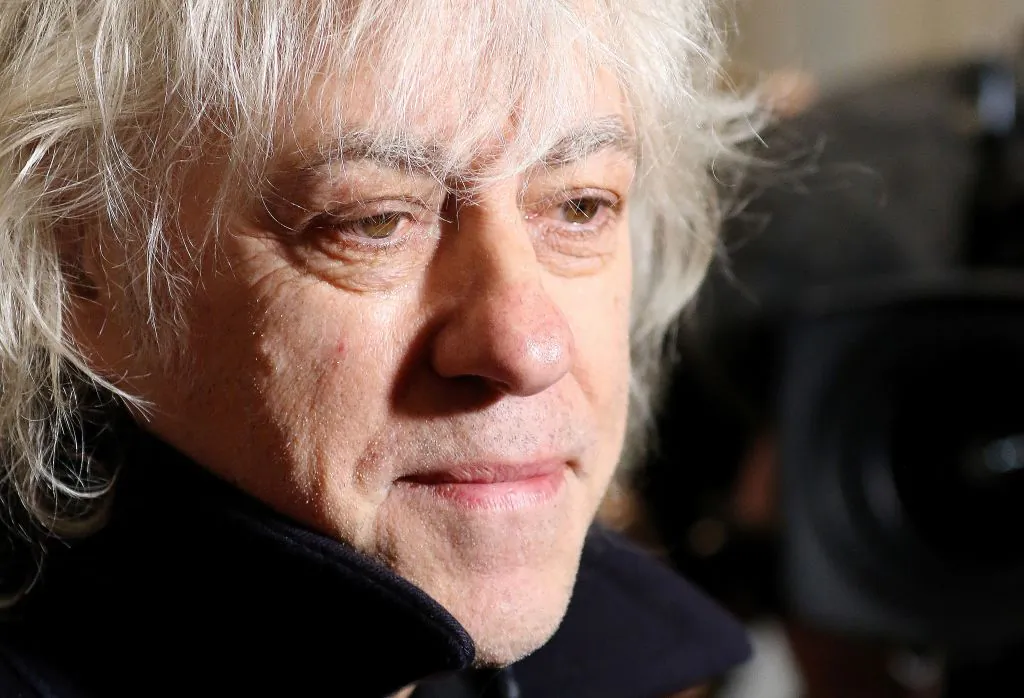 Irish musician Bob Geldof addresses members of the media inside Dublin City Hall, in Dublin, Ireland on Nov. 13, 2017. (Paul Faith/AFP via Getty Images)