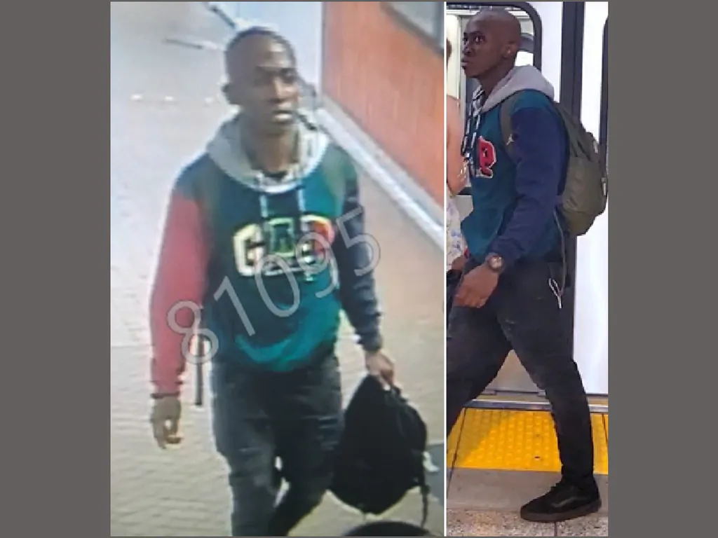 The suspect of a Toronto subway stabbing incident that took place near Eglinton Station on July 6, 2023 is seen in a photo released by the Toronto Police Service. (Toronto Police Service) 