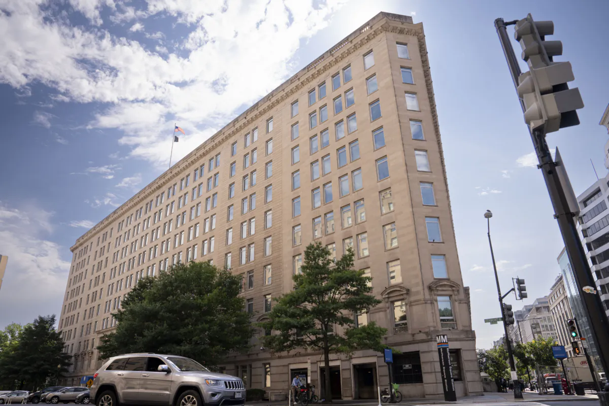 The Department of Veterans Affairs building in Washington on July 6, 2023. (Madalina Vasiliu/The Epoch Times)