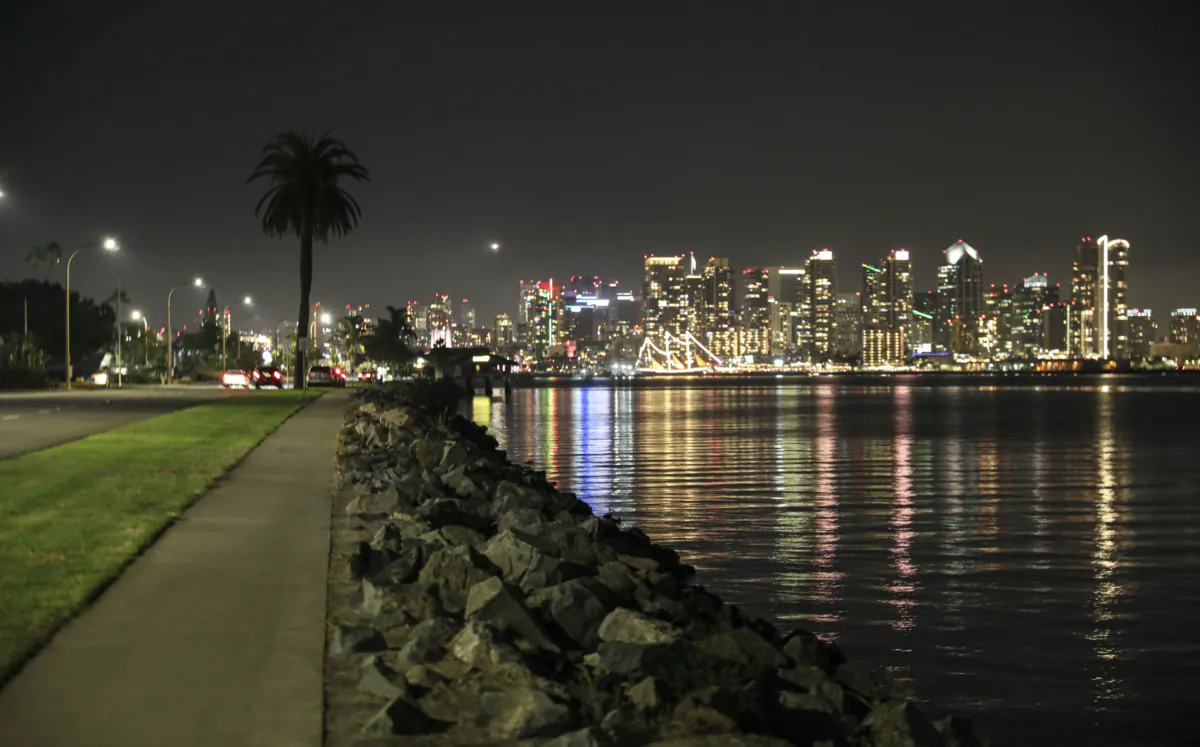 View of Downtown San Diego on Nov. 21, 2020. (Sandy Huffaker/Getty Images)
