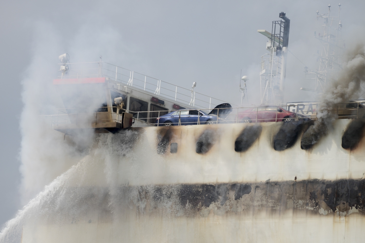 NextImg:Fire That Killed 2 Aboard a Cargo Ship in New Jersey Is Expected to Burn for Days