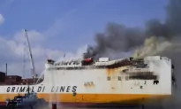 Crews Continue to Battle Cargo Ship Blaze That Killed 2 New Jersey Firefighters