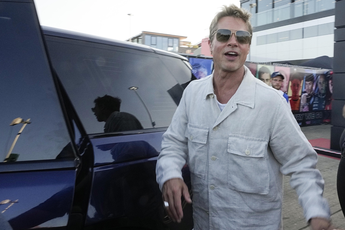 NextImg:F1 Welcomes Brad Pitt but Is Wary of Protesters at British Grand Prix