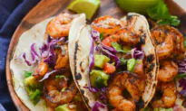 Grilled Shrimp Tacos With Avocado Salsa