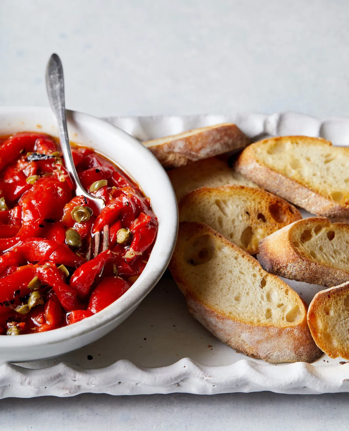 This is a fast and fancy red pepper appetizer. (Kristin Teig/TNS)