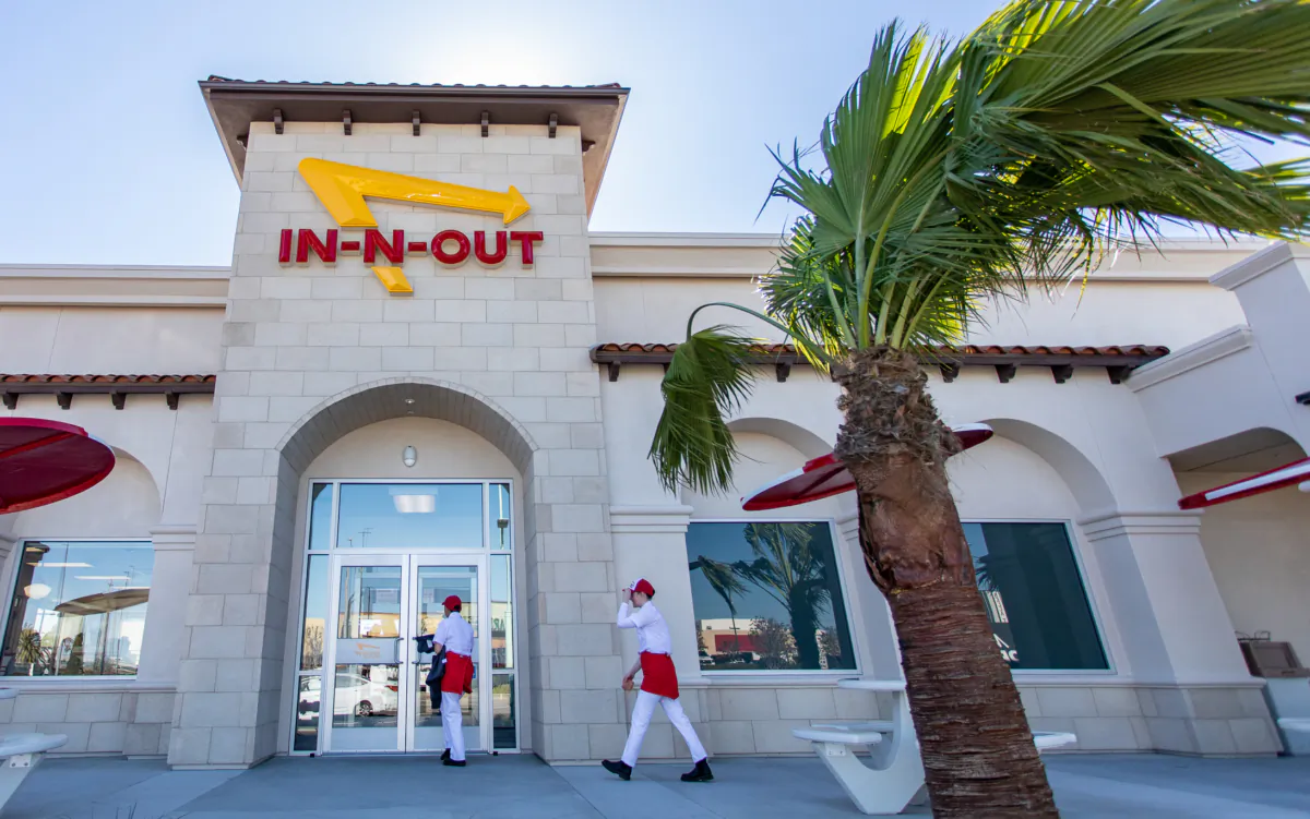 A new location for an In N Out restaurant in Huntington Beach, Calif., on Jan. 26, 2023. (John Fredricks/The Epoch Times)