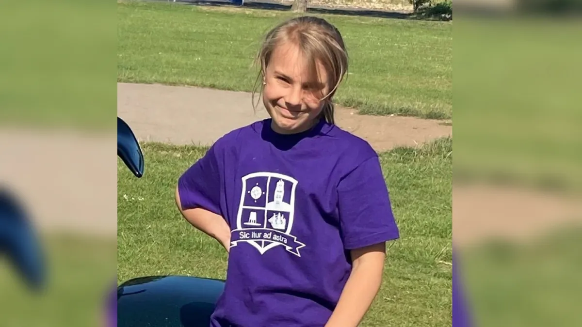An undated image of Lilia Valutyte, 9, who was stabbed to death in Boston, England, on July 28, 2023. (Family/Lincolnshire Police)
