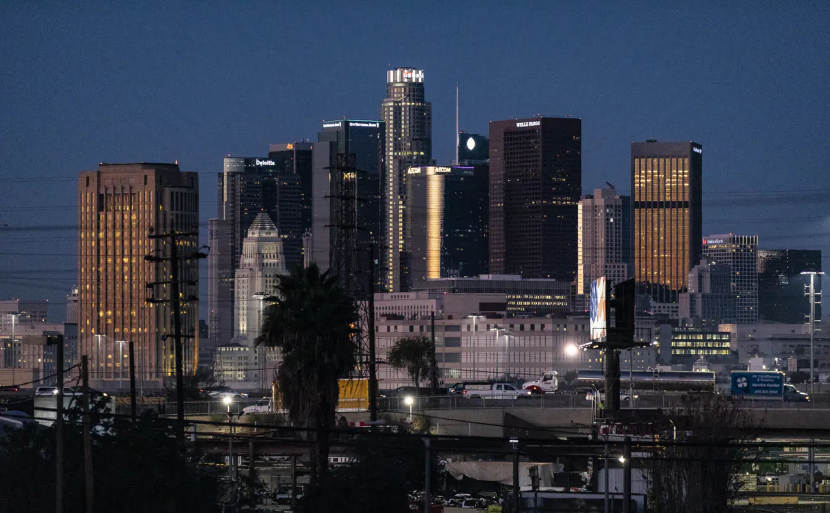 Downtown Los Angeles in a file photo. (John Fredricks/The Epoch Times)
