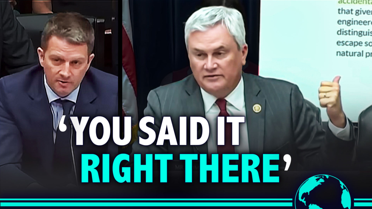NextImg:Rep. Comer Confronts Scientist Who Dismissed Lab-Leak Theory With His Own Messages
