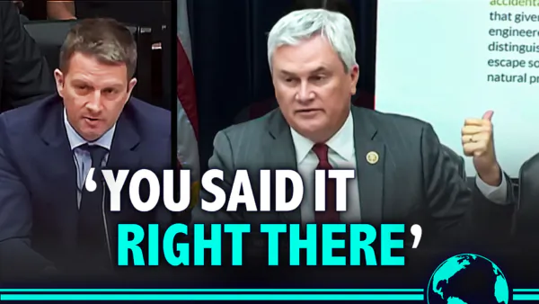 Rep. Comer Confronts Scientist Who Dismissed Lab-Leak Theory With His Own Messages