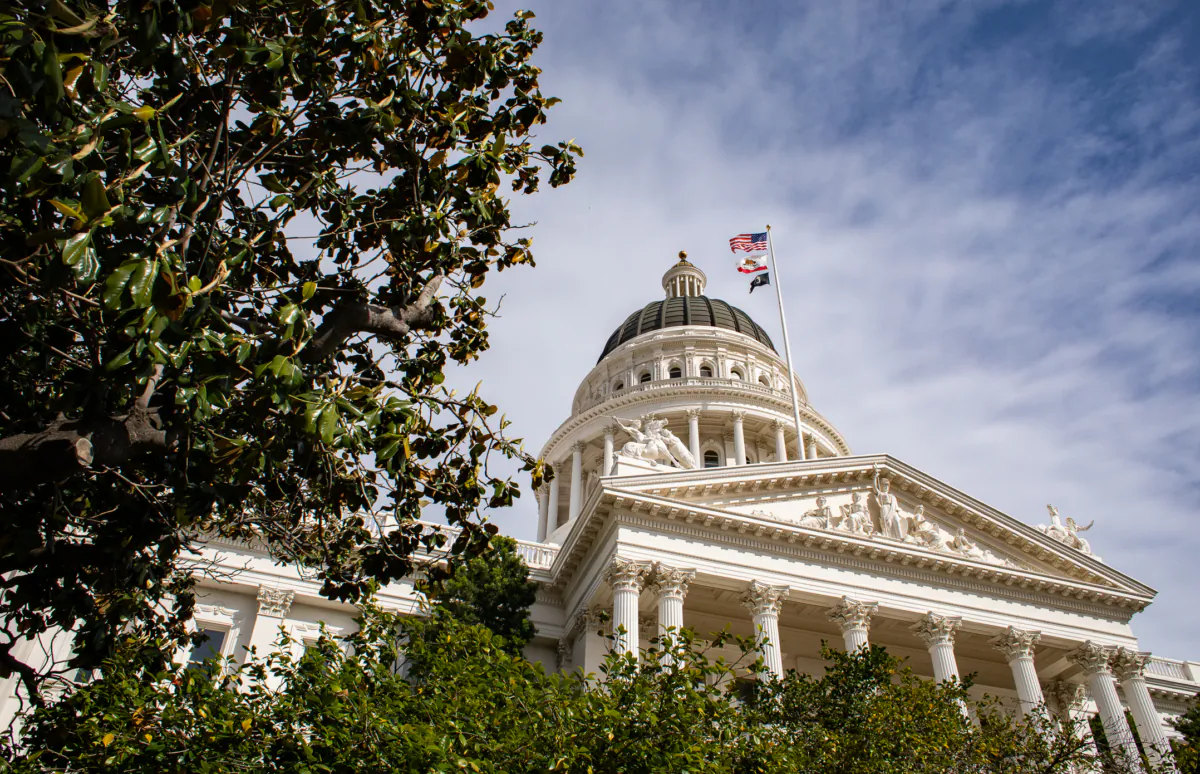 The California State Capitol building in Sacramento, Calif., on April 18, 2022. (John Fredricks/The Epoch Times)