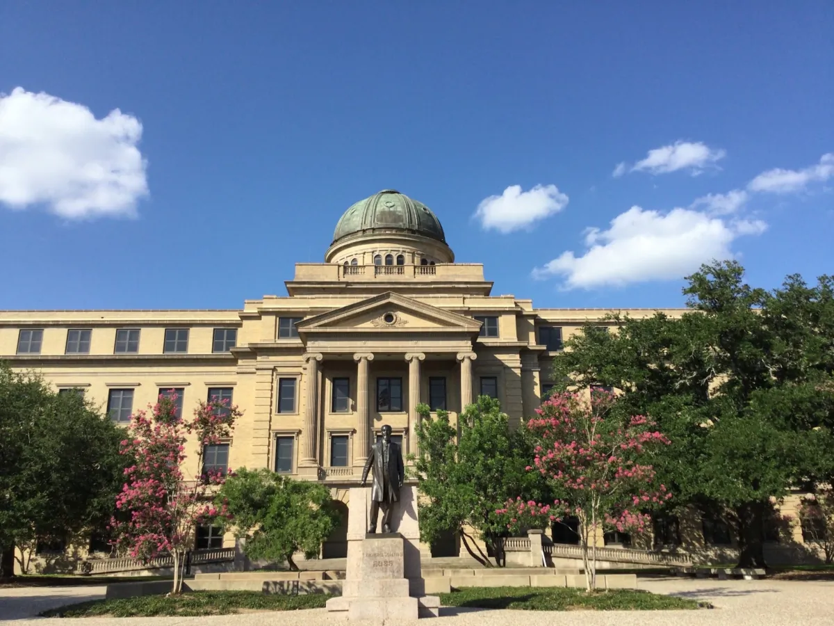 The Academic Plaza at Texas A&M University in College Station, Texas. (The Epoch Times)
