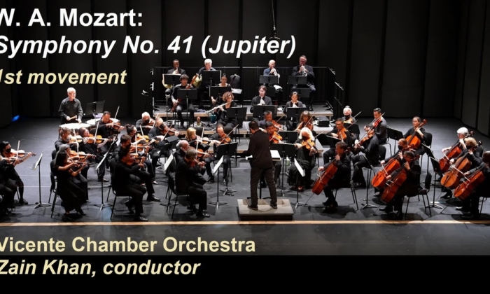 W. A. Mozart: Symphony No. 41, 1st Movement | Zain Khan, Vicente Chamber Orchestra