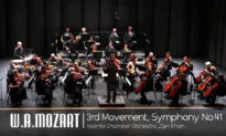 W. A. Mozart: Symphony No. 41, 3rd Movement | Zain Khan, Vicente Chamber Orchestra