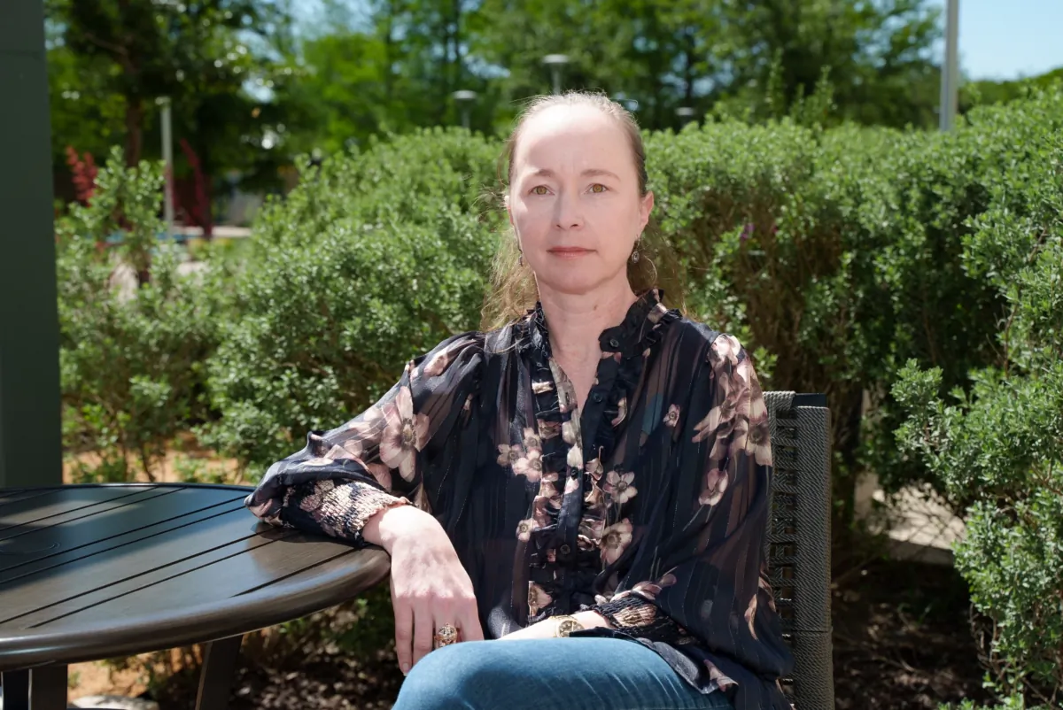 Sasha Latypova, a former phamaceutical industry executive. (York Du/The Epoch Times)