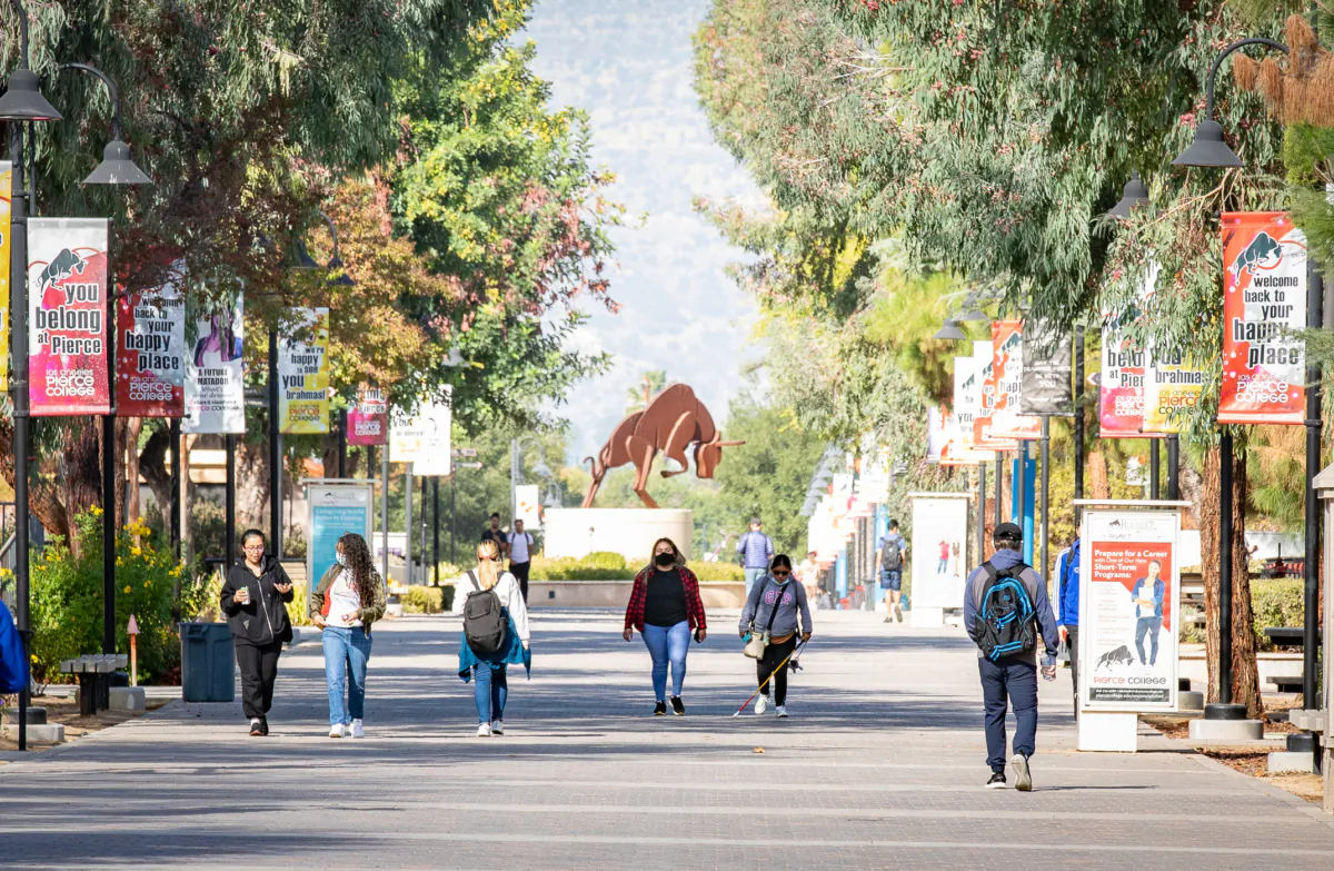 Pierce College in Los Angeles on Nov. 16, 2021. (John Fredricks/The Epoch Times)