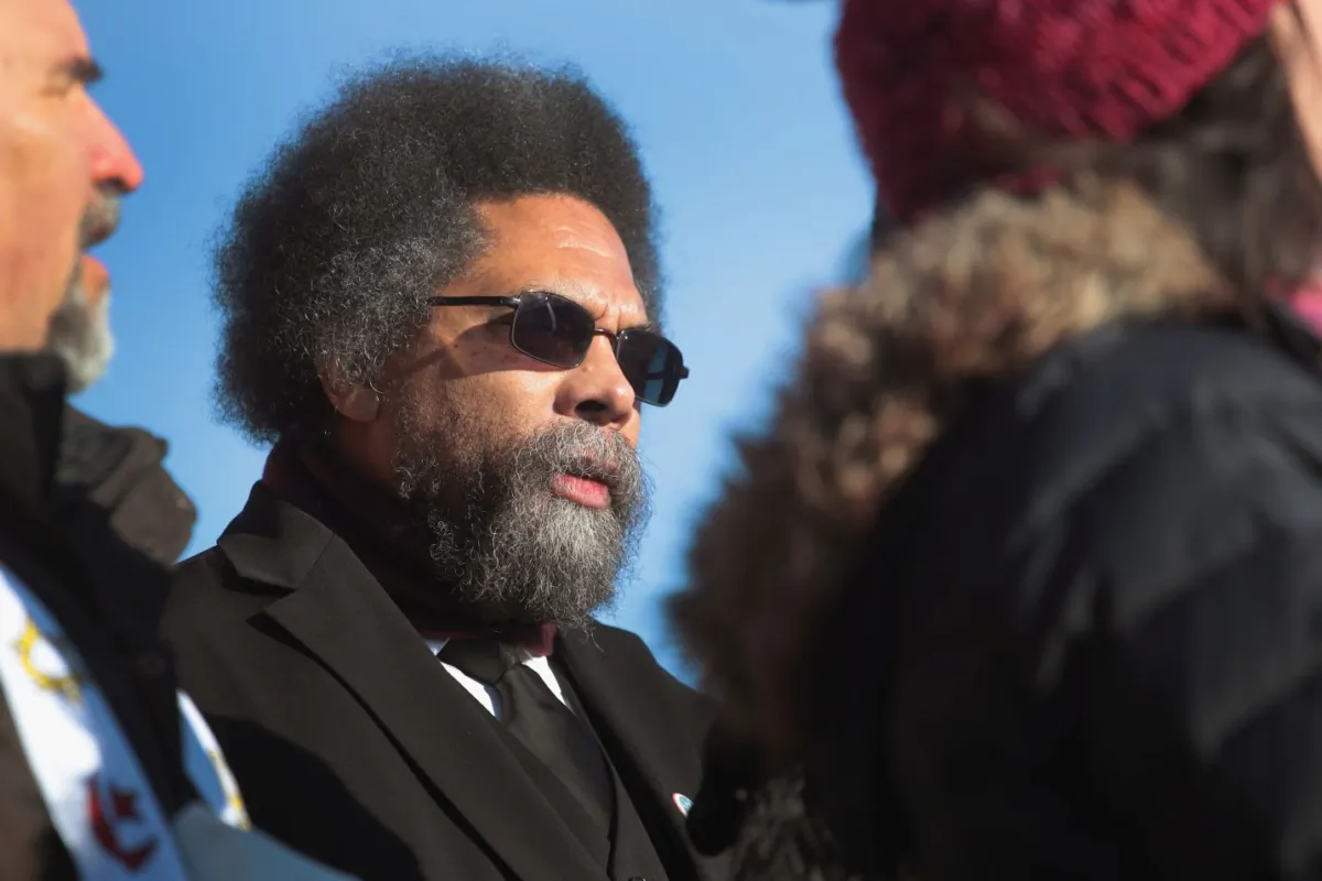 Political activist Cornel West as seen in a 2016 file photo. (Scott Olson/Getty Images)