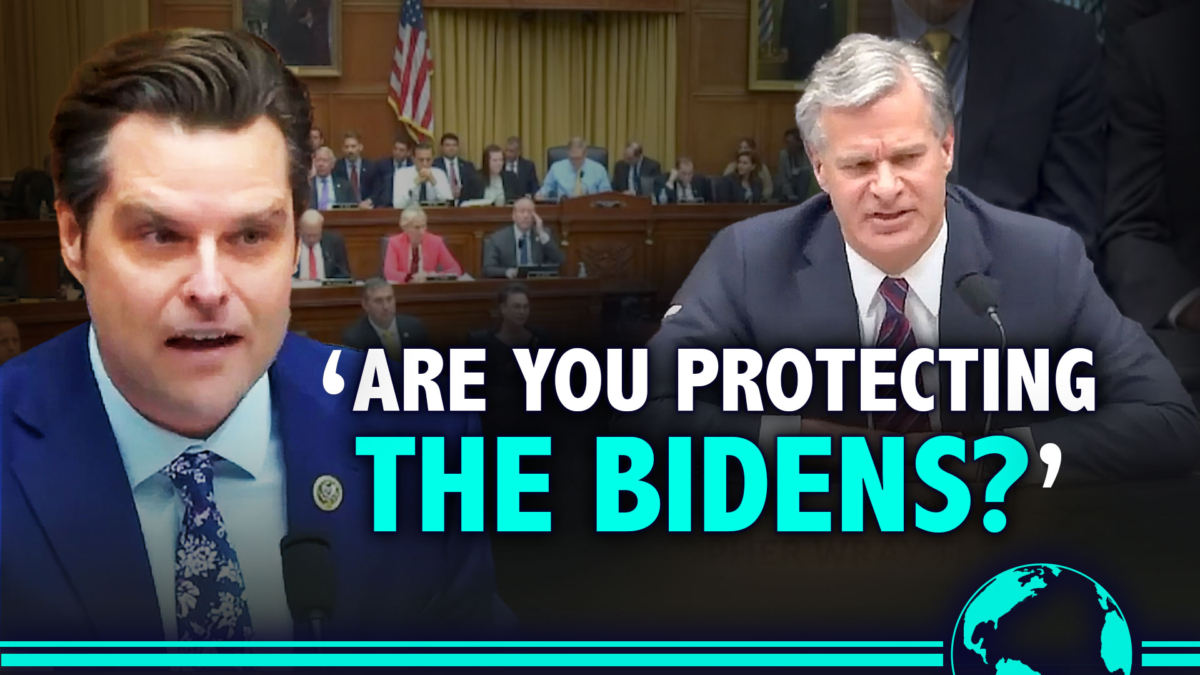 Rep. Gaetz Grills Wray About Alleged Hunter Biden Message, Public Trust in FBI