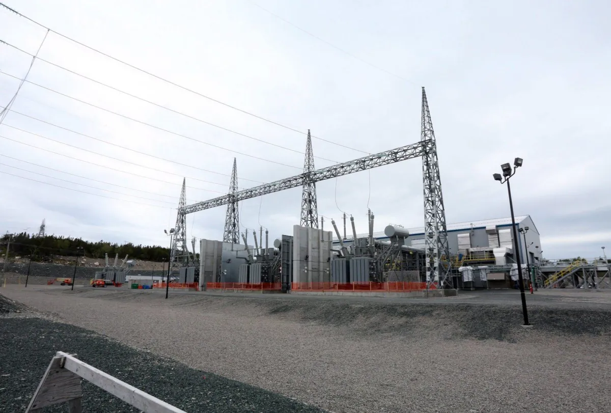 The Nalcor Energy Lower Churchill Project Soldiers Pond site, pictured on June 27, 2018. (The Canadian Press/Paul Daly)