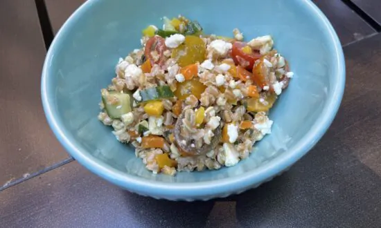 Gazpacho-Style Farro Salad Is Refreshing in the Summer