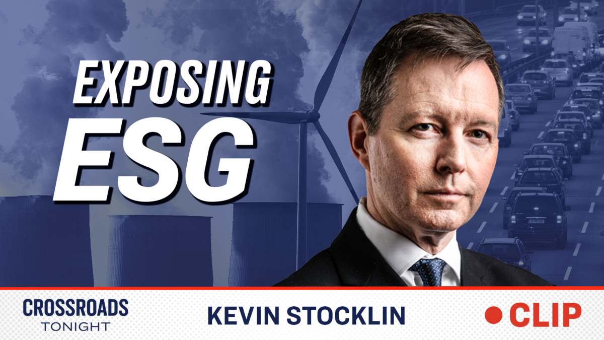 The ESG Movement Was Never Designed to Help the Environment: Kevin Stocklin