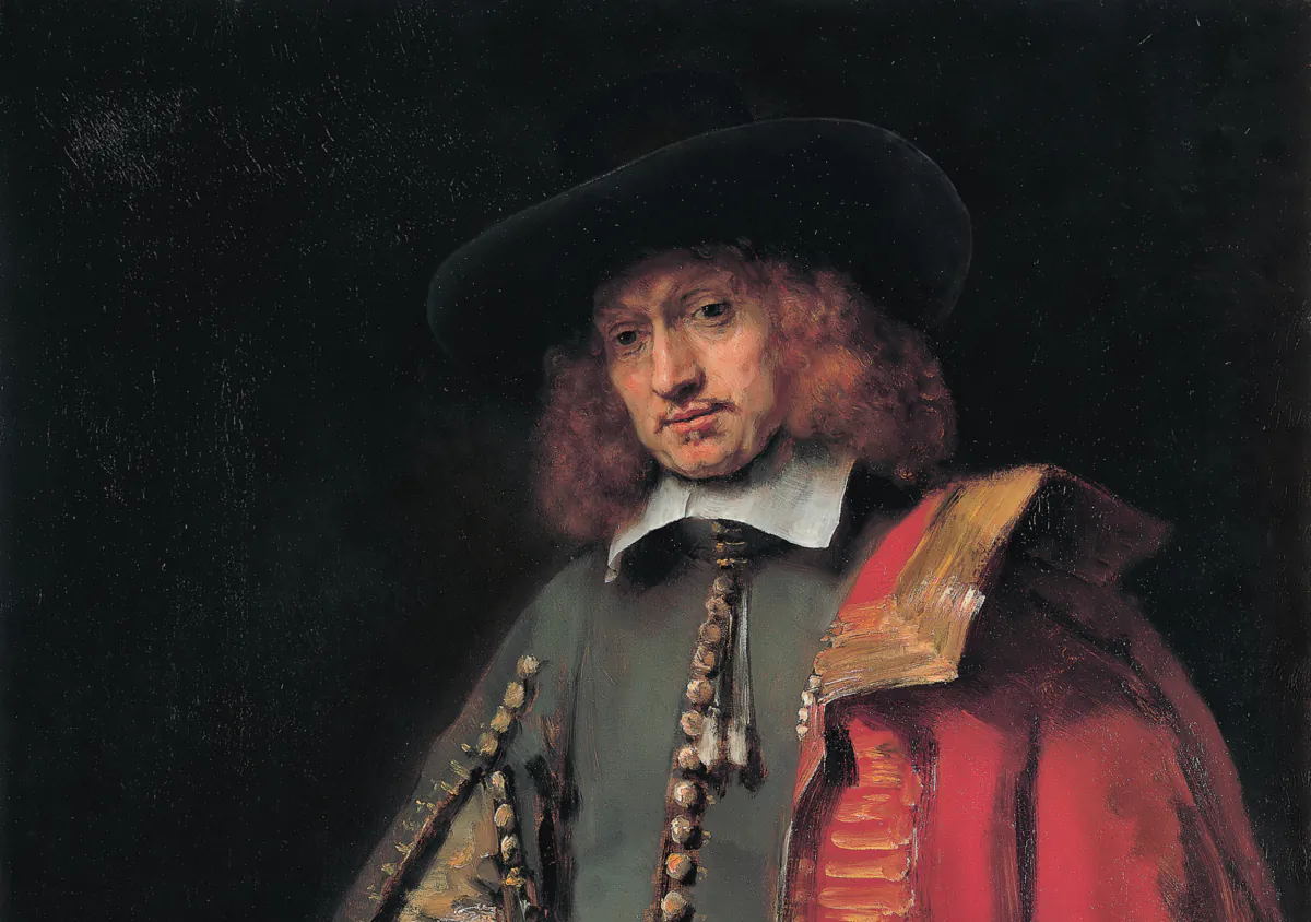 Detail of the portrait of Jan Six, 1654, by Rembrandt. Six Collection, Amsterdam. (Public Domain)