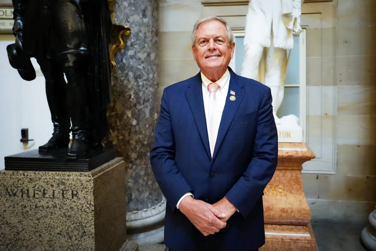 Rep. Ralph Norman (R-S.C.) poses for a photo in Emancipation Hall at the U.S. Capitol in Washington on June 22, 2023. (Madalina Vasiliu/The Epoch Times)
