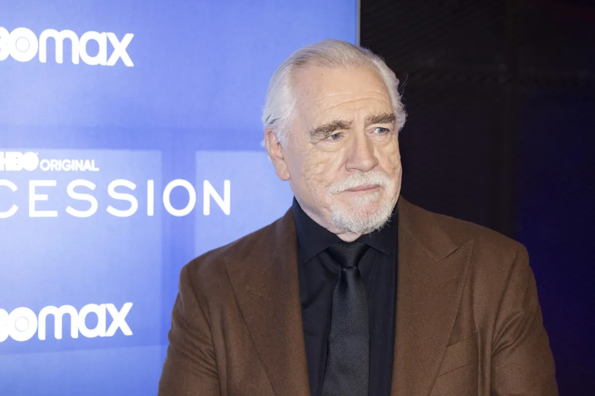 Brian Cox attends the "Succession" premiere presented by HBO Max at Rigoletto in Stockholm on March 27, 2023. (Michael Campanella/Getty Images)