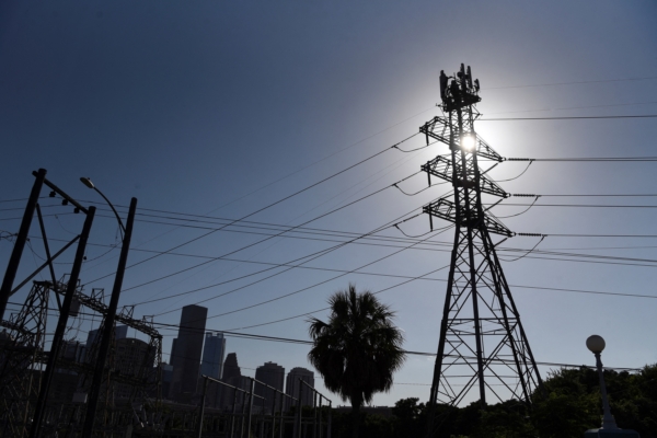 Texas electric lines