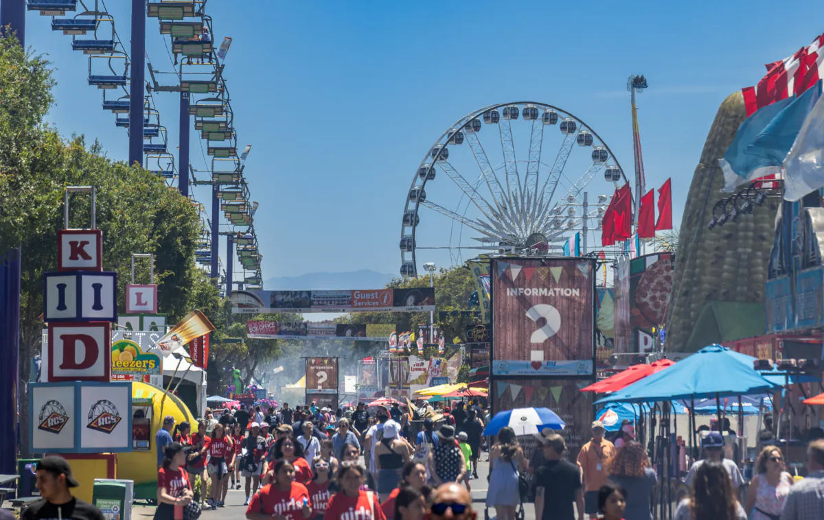 Opening day of the Orange County Fair in Costa Mesa, Calif., on July 14, 2023. (John Fredricks/The Epoch Times)