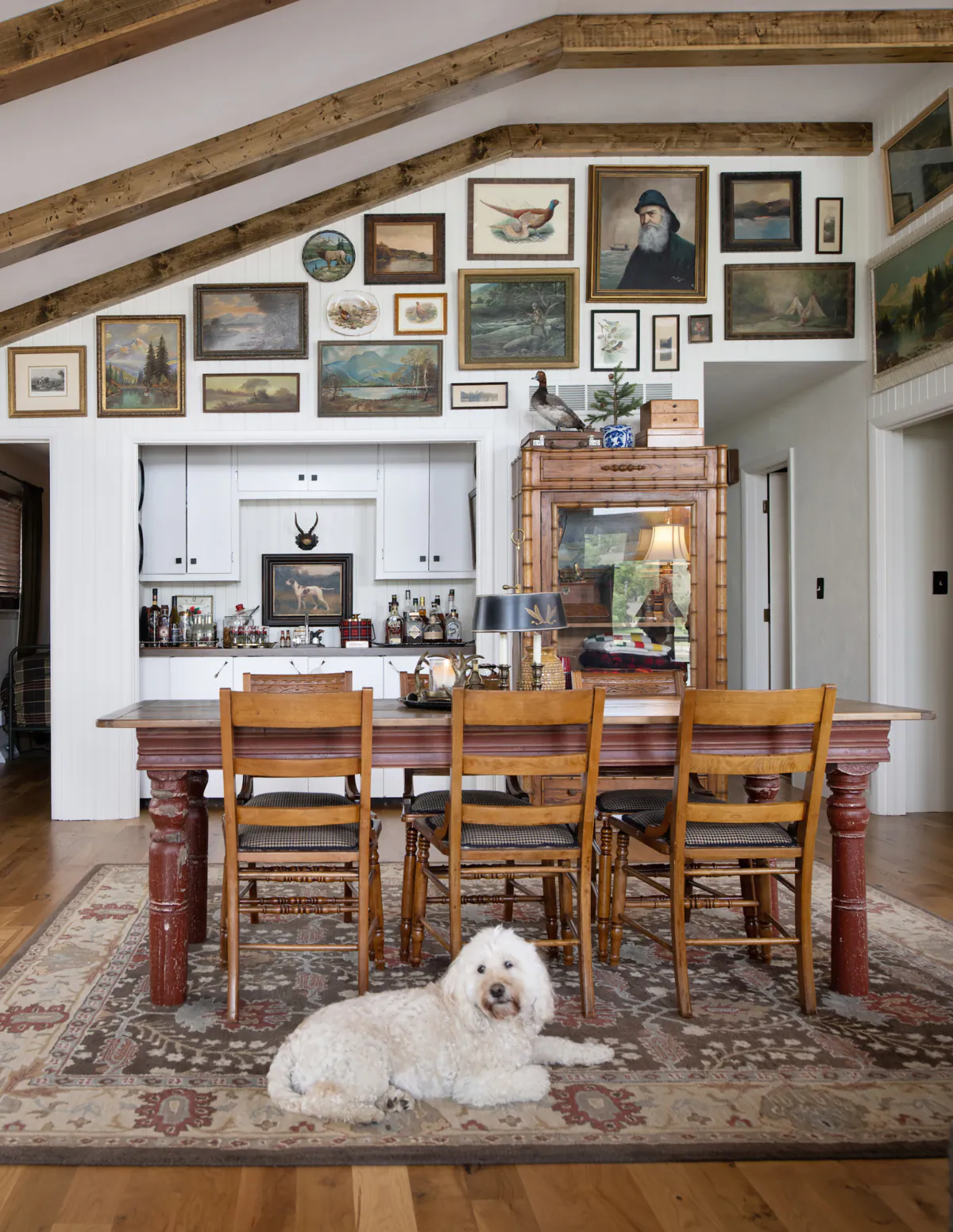 Welcome to Carlie’s charming dining room, where every piece of furniture serves a dual purpose to accommodate her love for entertaining. (Handout/TNS)