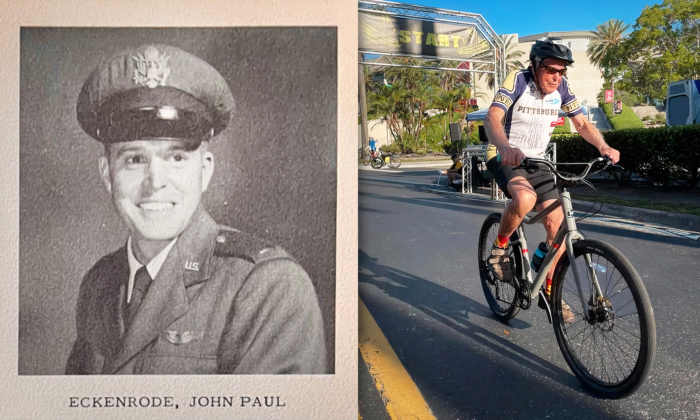 Air Force Veteran and Gold Medal Cyclist Shows What 'Excellent' Health Looks Like at the Age of 95