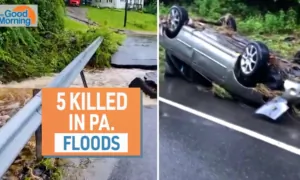 NTD Good Morning (July 17): 5 Dead, Baby and 2-Year-Old Missing in Pa. Floods; Trump Suggests Running Mate Among Opponents