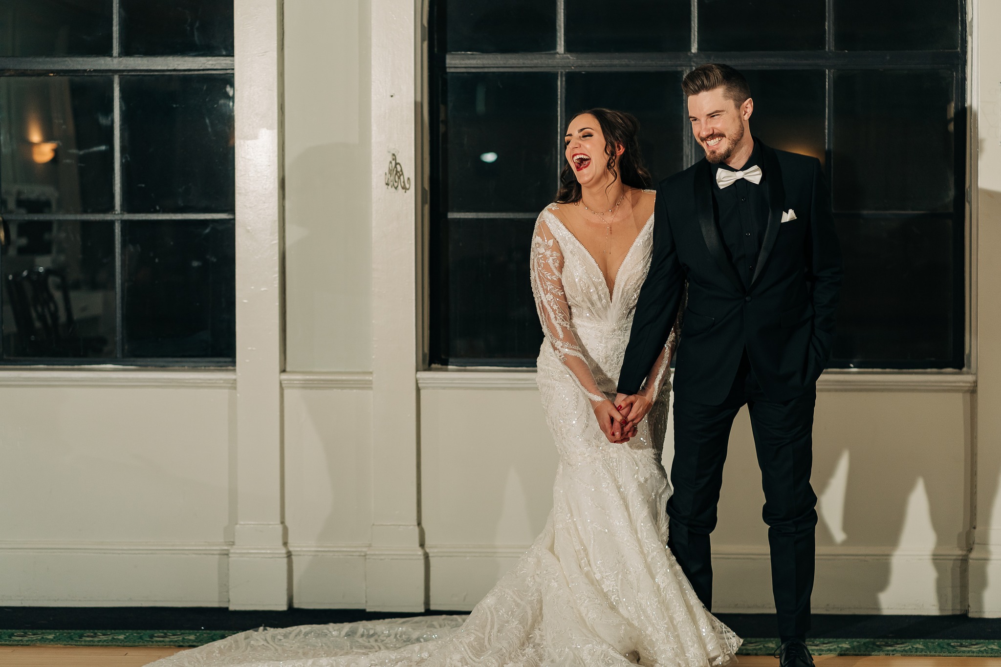Mr. and Ms. Johnson on their wedding day.