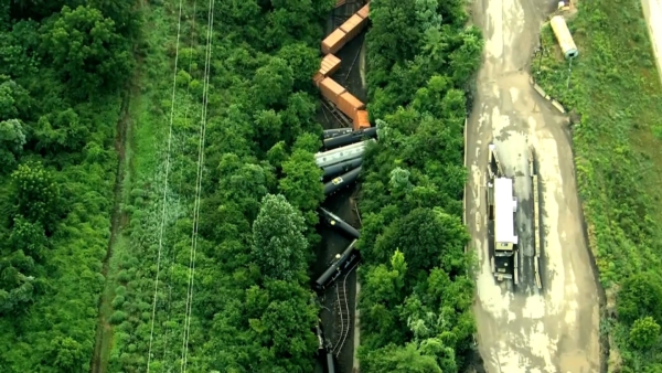 Evacuations Ordered in Pennsylvania After 40-Car Train Derails: Officials