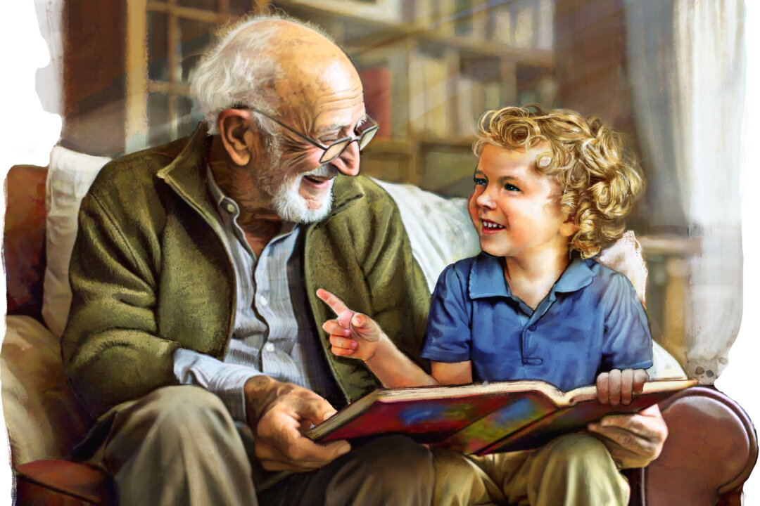 Children often transport their grandparents back in time, to their own childhoods. (Biba Kayewich)