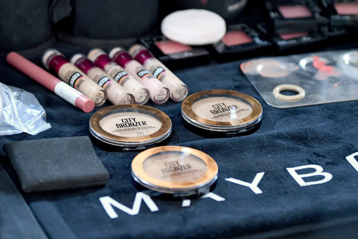A view of Maybelline makeup during New York Fashion Week, in New York, on Sept. 9, 2019. (Albert Urso/Getty Images)