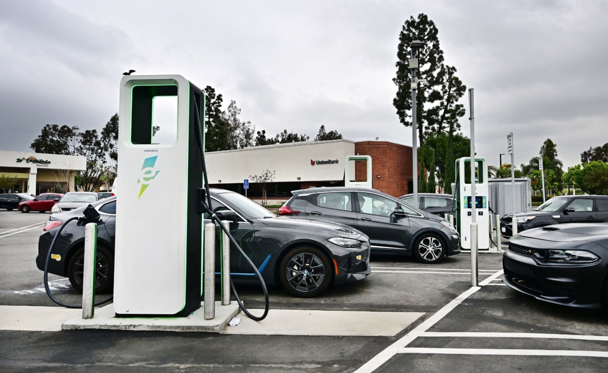 EV station California