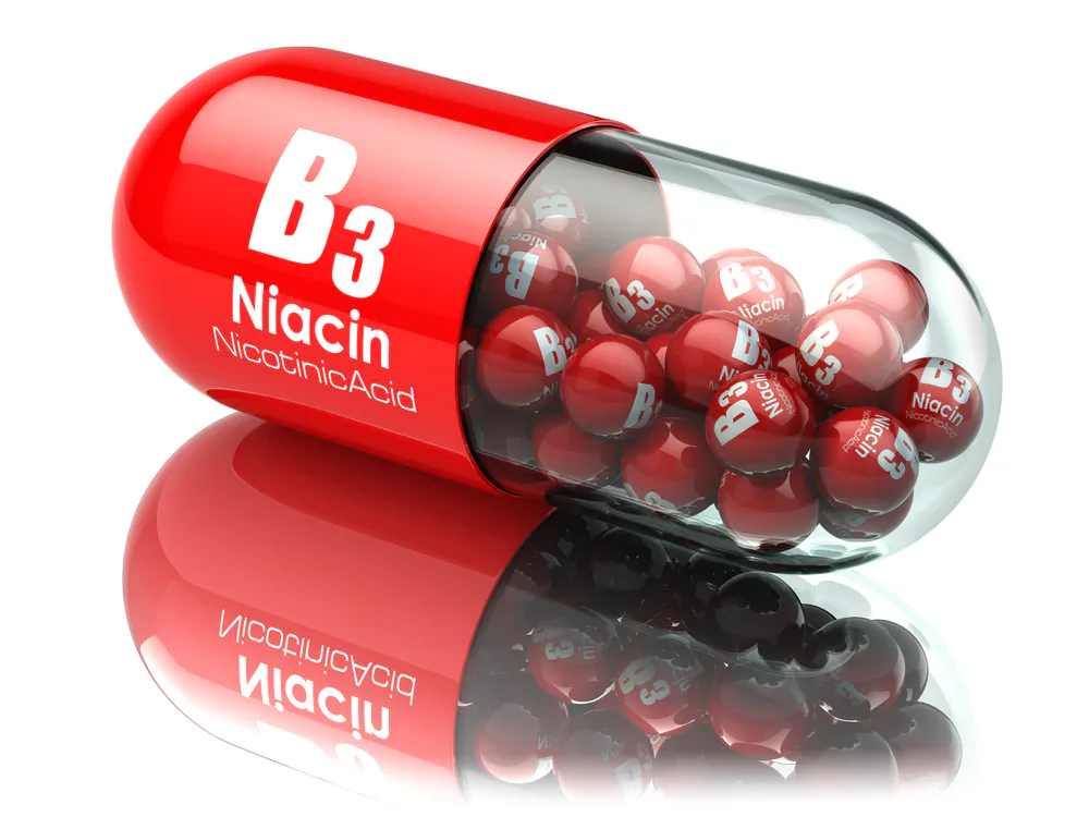 An undated image of a  capsule of Vitamin B3, also known As Niacin. (Maxx-Studio/Shutterstock)